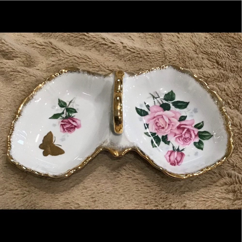 Vintage “Rose Garden” Shafford Dish